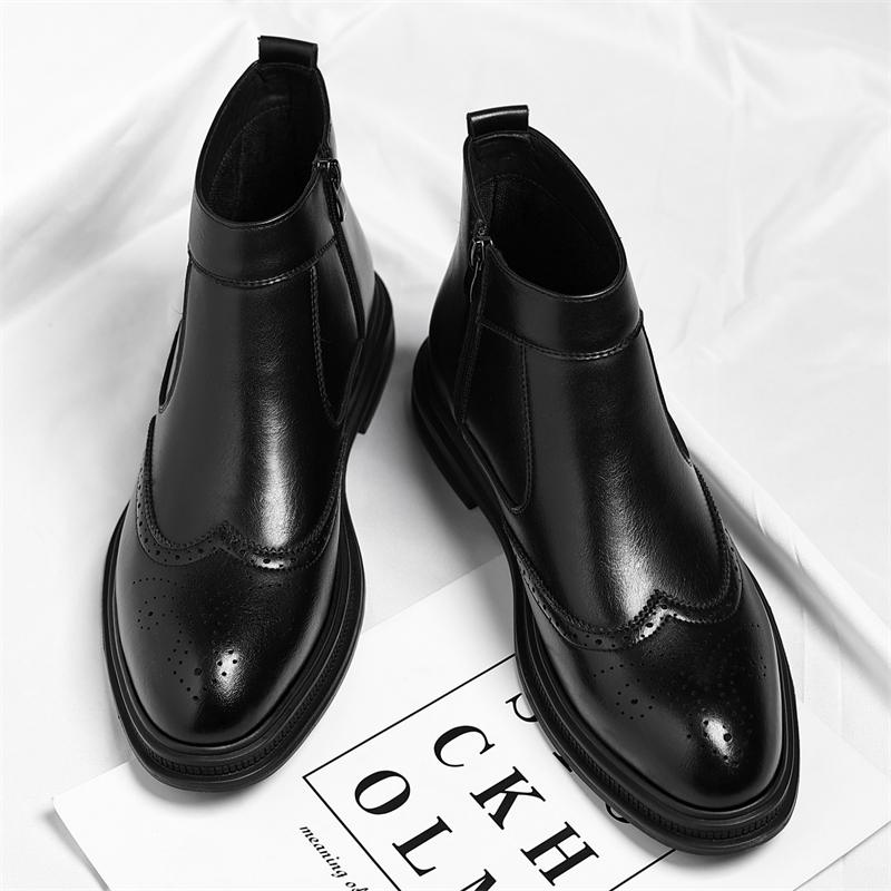 Men'S Formal Wear - Autumn Winter Thick Soled Men Business
