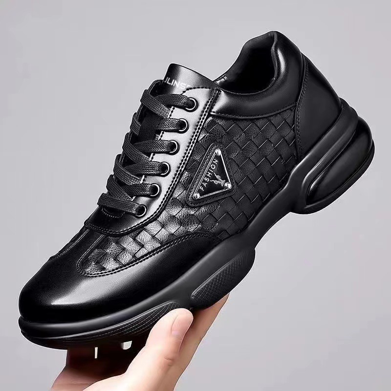 Men Formal Wear In Summer - New Men Leather Shoes Platform Breathable