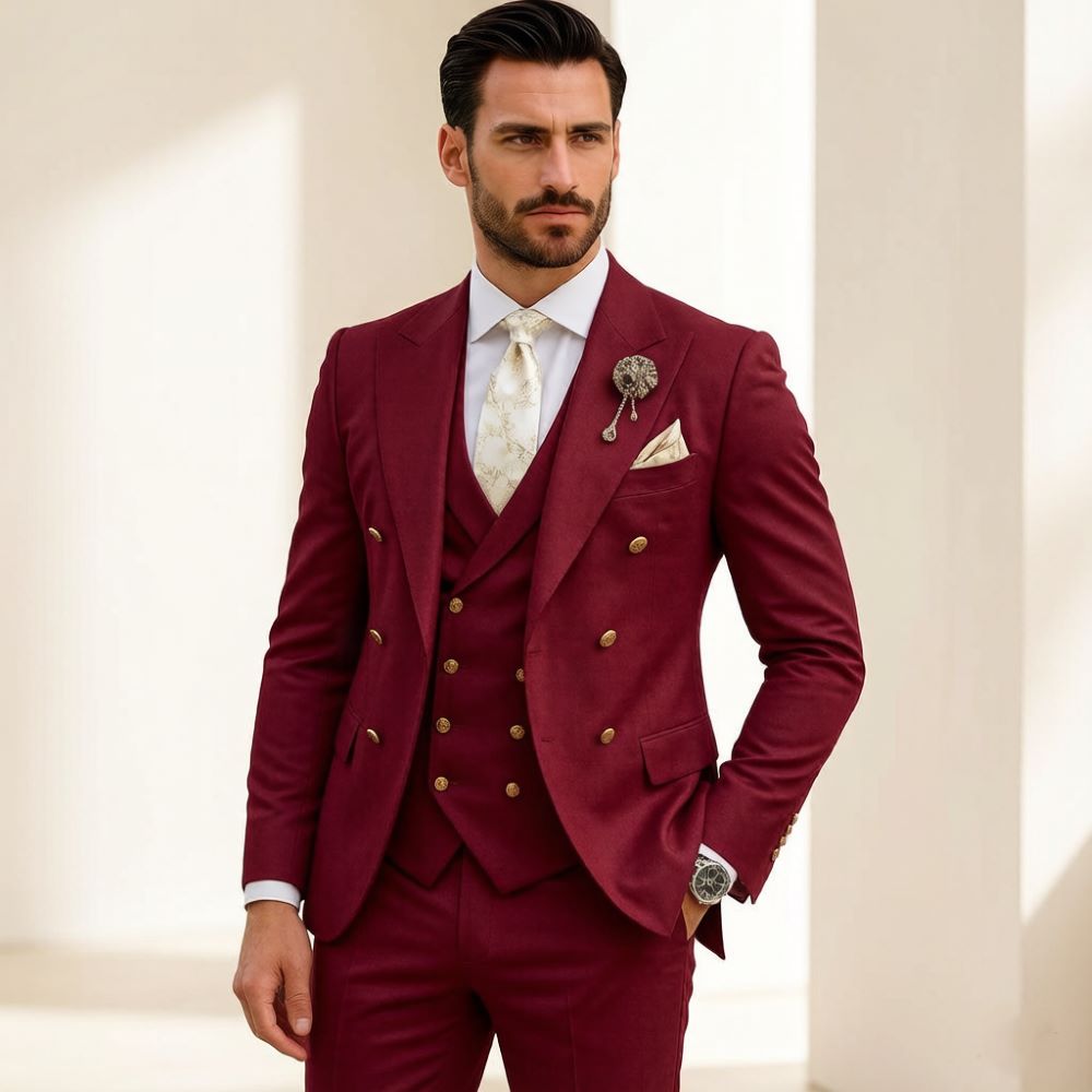 Men Ivory Wedding Suit Slim Fi - огляд і ціна Men Formal Wear For Wedding