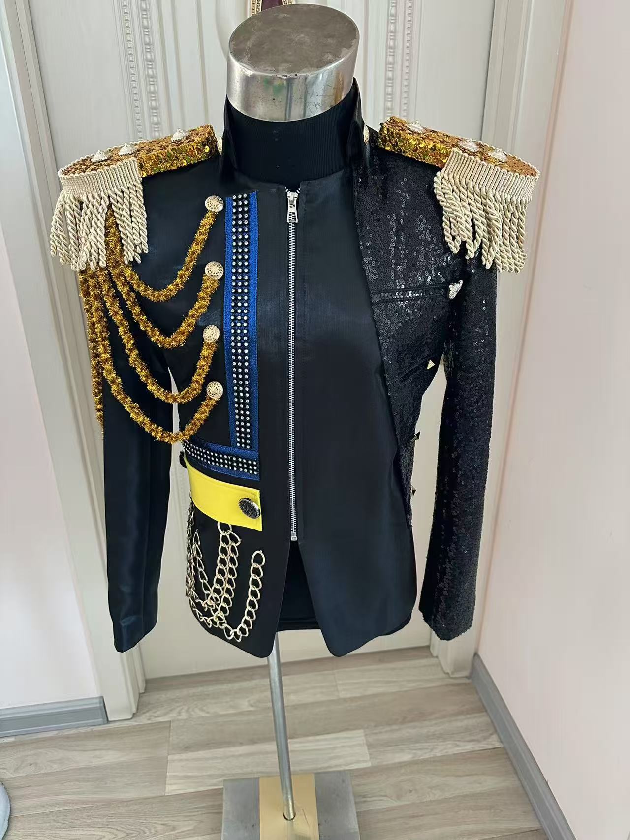 New Men Tassel Royal Jacket We - огляд і ціна Men'S Formal Wear