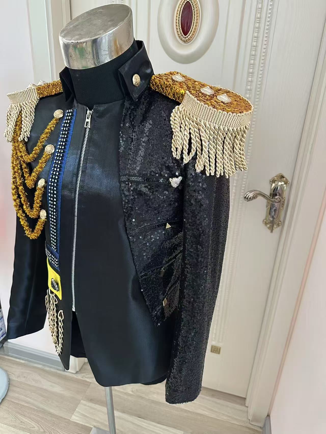 New Men Tassel Royal Jacket We - огляд і ціна Men'S Formal Wear