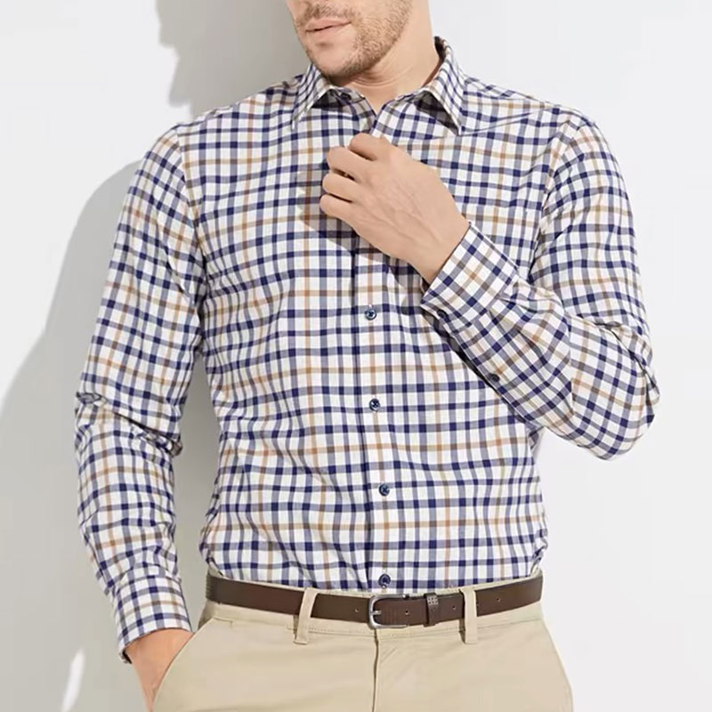 Men's long sleeve shirt pure c - огляд і ціна Men Formal Wear In Summer