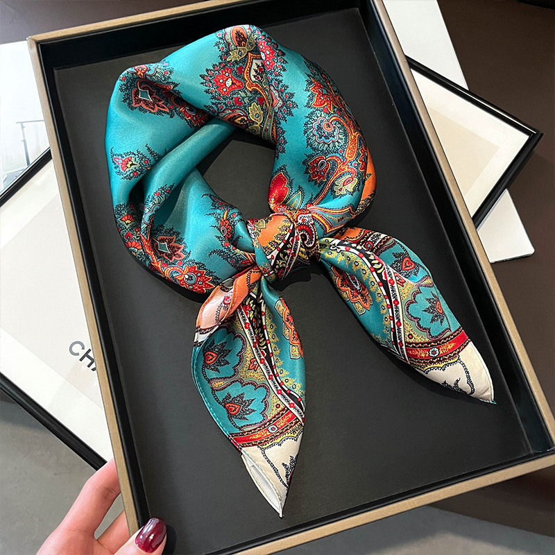 100% Real Silk Square Scarf Wo - огляд і ціна Silk Tie Woven