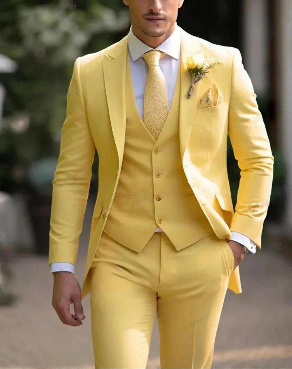 3 Pieces Pink Formal Men Suits - огляд і ціна Men Formal Wear Pink