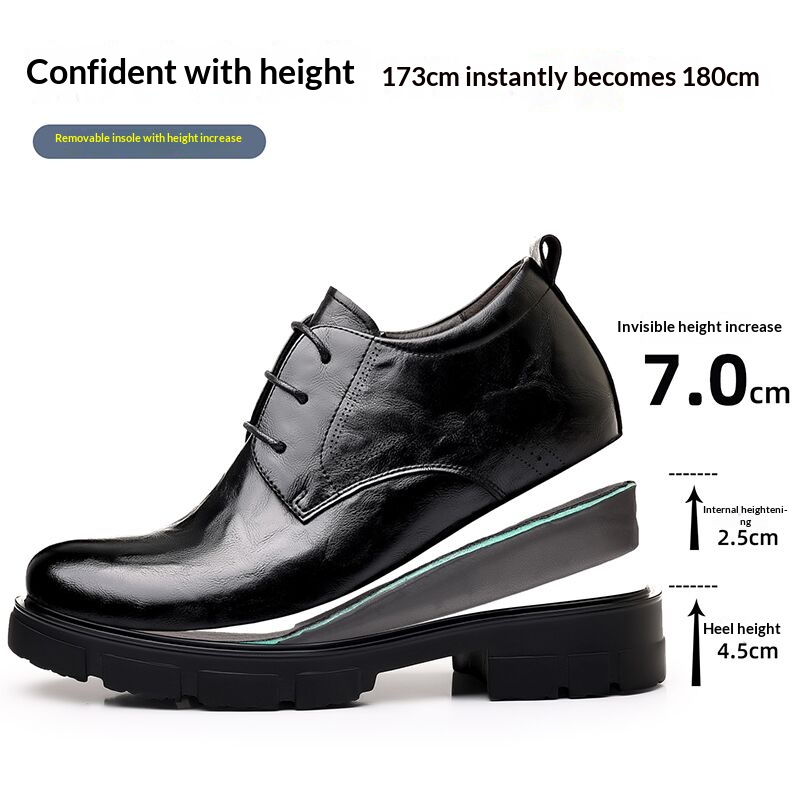 Men 7CM Elevator Business Shoe - огляд і ціна Men'S Formal Wear Slippers