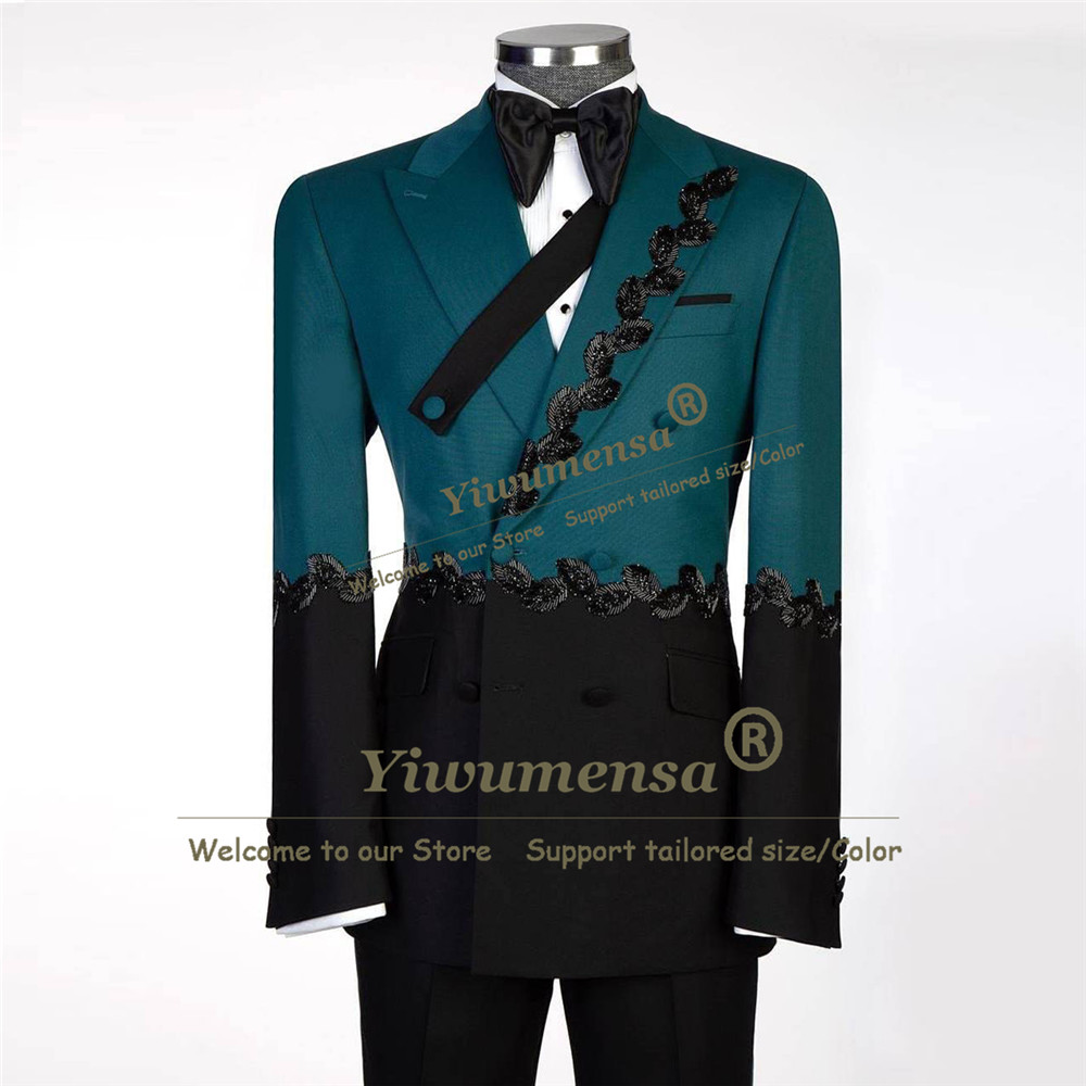 Unique Design Suits Men Splice - огляд і ціна Unique Men'S Formal Wear