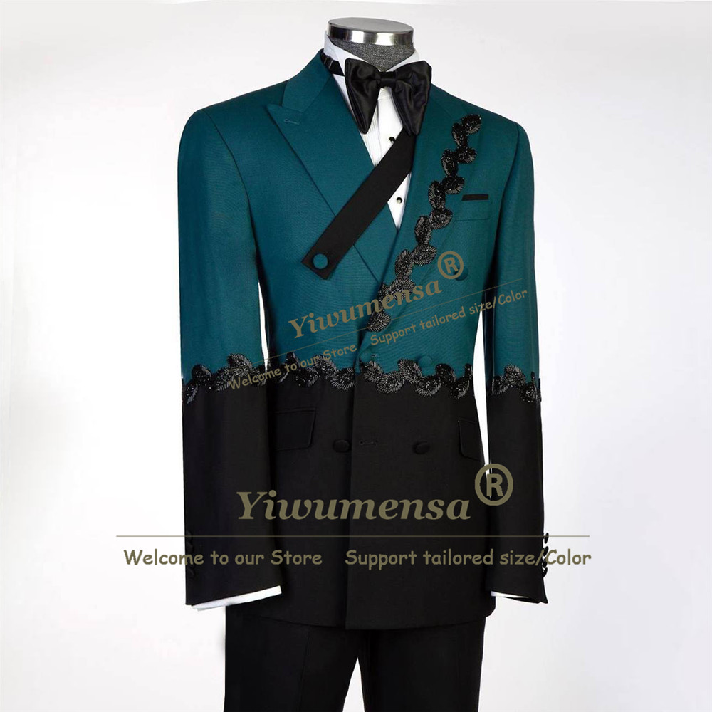Unique Design Suits Men Splice - огляд і ціна Unique Men'S Formal Wear