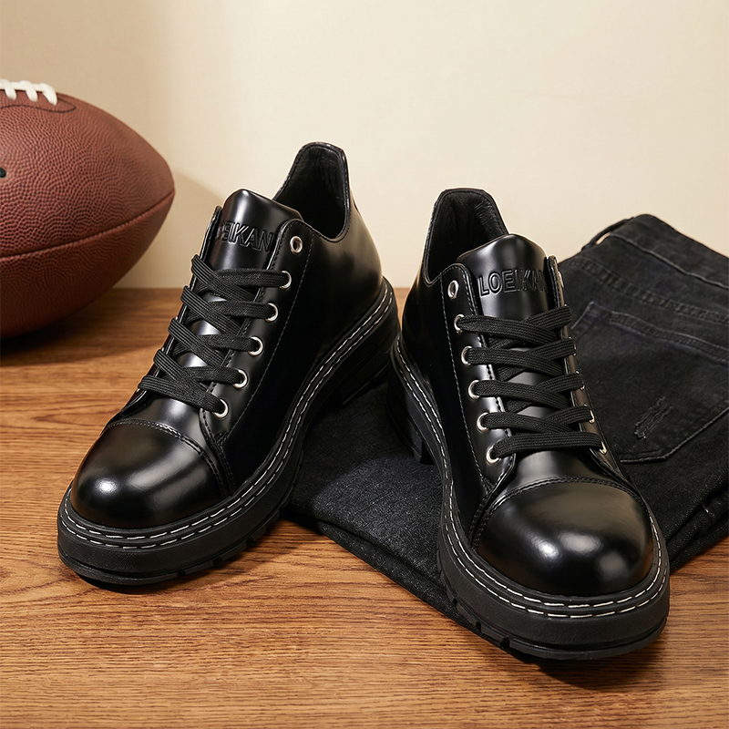 Men Black Lace‑up Leather Shoe - огляд і ціна Men'S Formal Wear