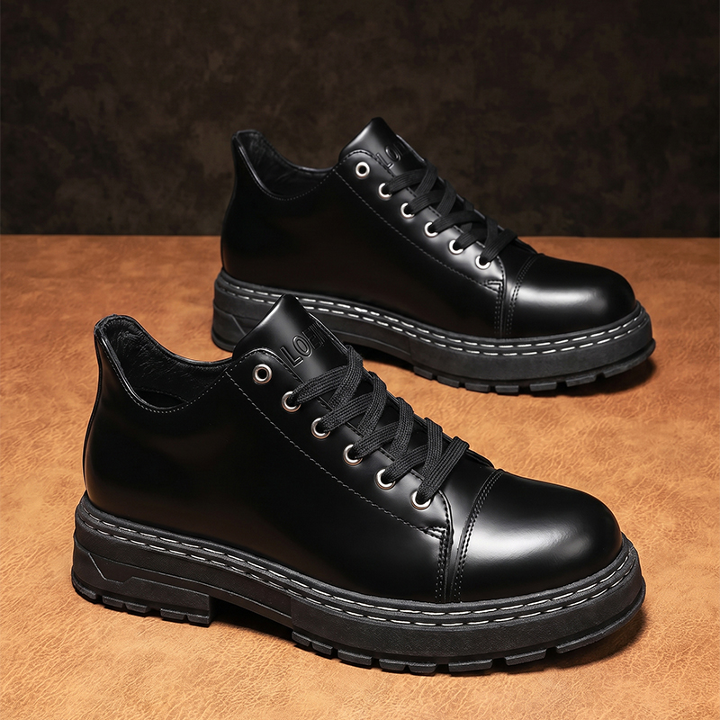 Men Black Lace‑up Leather Shoe - огляд і ціна Men'S Formal Wear