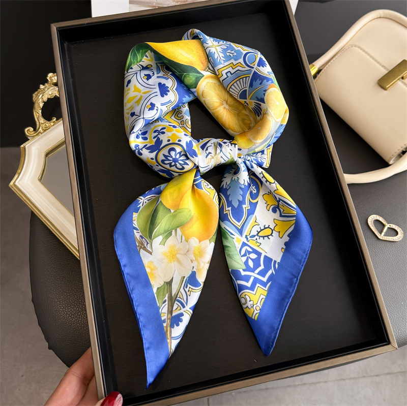 2026 New Fruit Print Silk Squa - огляд і ціна Silk Tie Woven