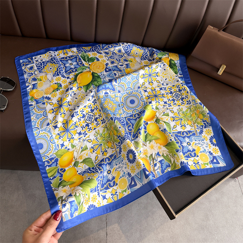 2026 New Fruit Print Silk Squa - огляд і ціна Silk Tie Woven