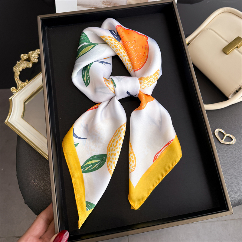 2026 New Fruit Print Silk Squa - огляд і ціна Silk Tie Woven