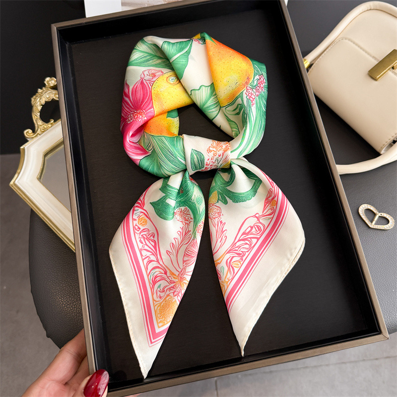 2026 New Fruit Print Silk Squa - огляд і ціна Silk Tie Woven