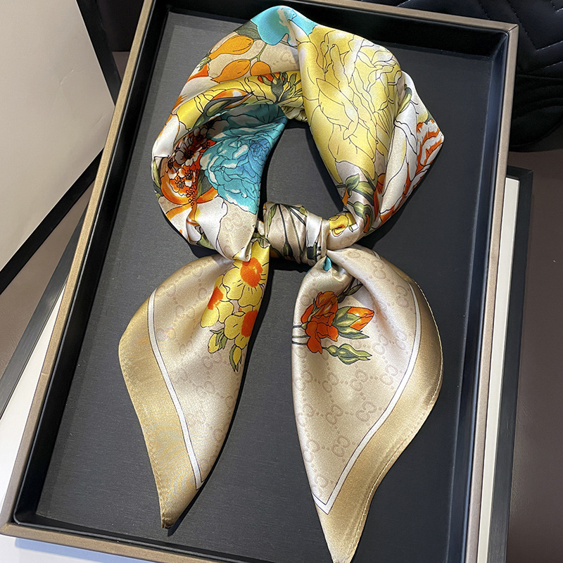 70cm New Women Silk Printed De - огляд і ціна Silk Tie Woven