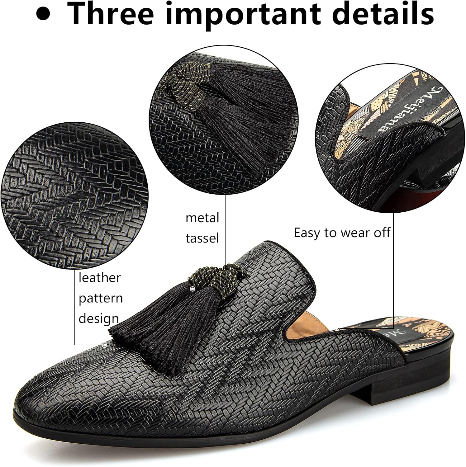 Leather Slippers Breathable Su - огляд і ціна Men'S Formal Wear Slippers