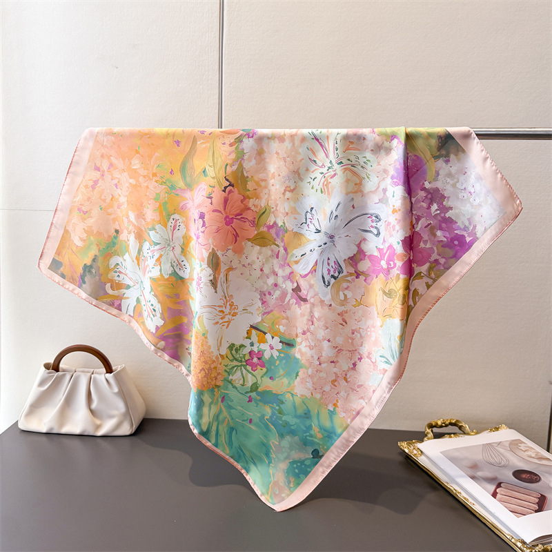 70*70cm Square Silk Scarf for  - огляд і ціна Silk Tie Woven