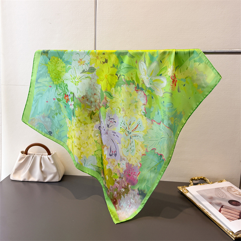 70*70cm Square Silk Scarf for  - огляд і ціна Silk Tie Woven