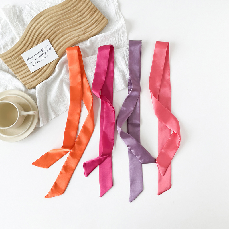 4x100cm Satin Silk Narrow Scar - огляд і ціна Silk Tie Woven