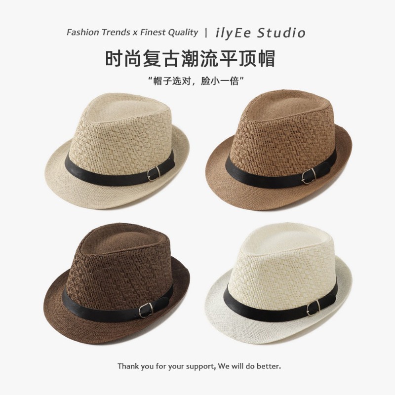Men Summer Woven Straw Panama  - огляд і ціна Men Formal Wear In Summer